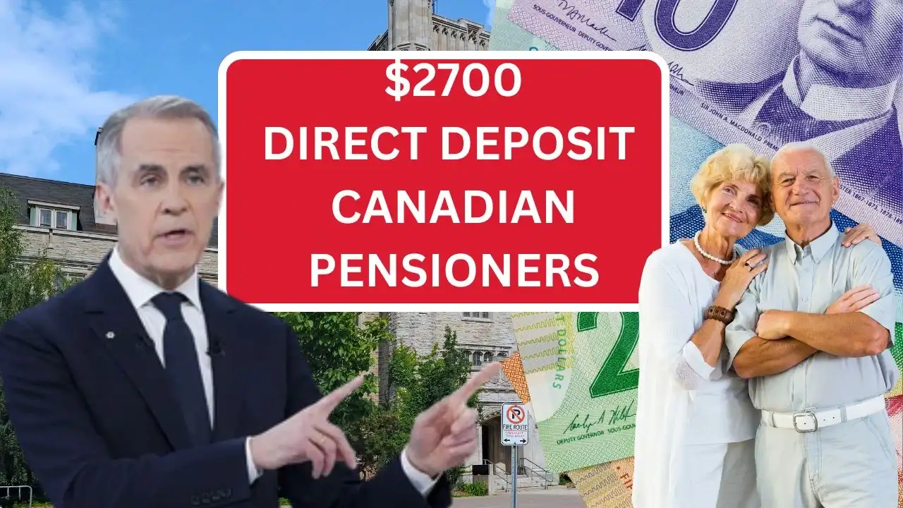 $2700 Direct Deposit For Canadian Pensioners In August 2025